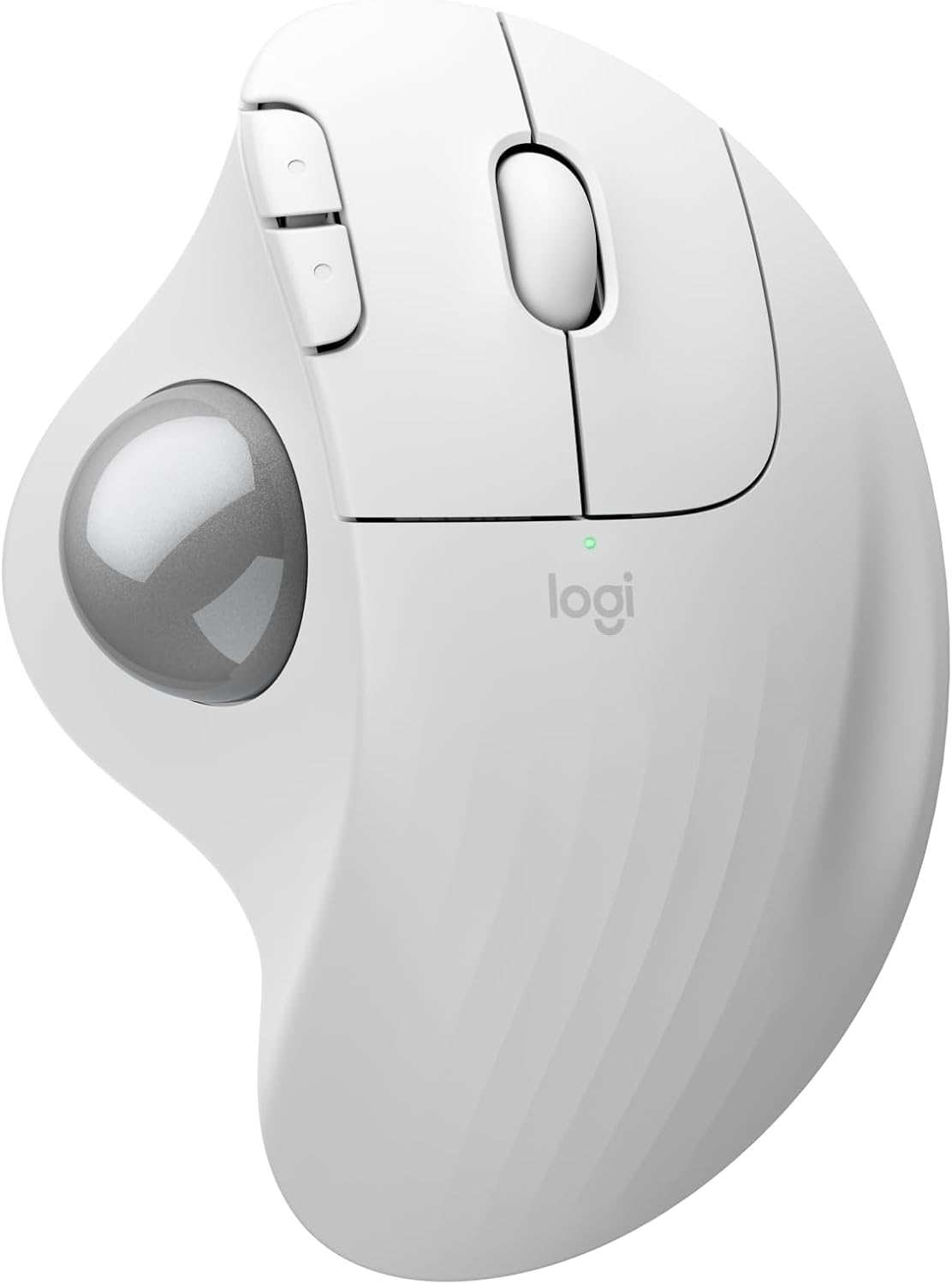 Logitech ERGO M575S Wireless Mouse — Off White / Silver Ball