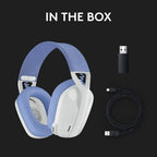 Logitech G435 Wireless Gaming Headset — Off White / Lilac