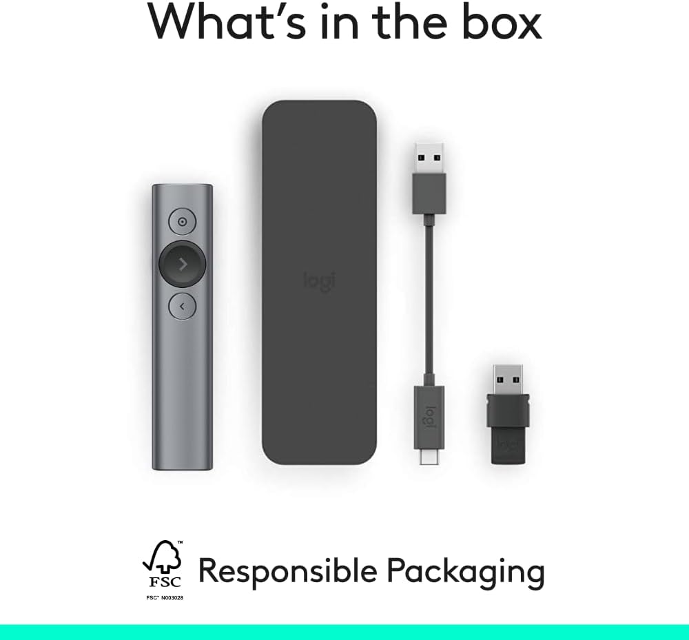 Logitech Spotlight Presentation Remote — Slate