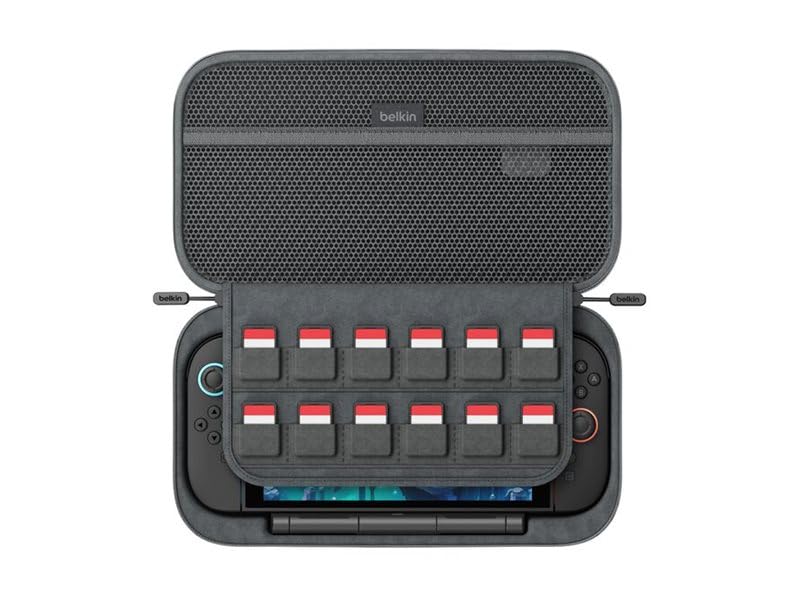 Belkin Gaming Case Pro for Nintendo Switch 2 with 10K Power Bank - Charcoal