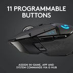 Logitech G502 Wireless Gaming Mouse — Black