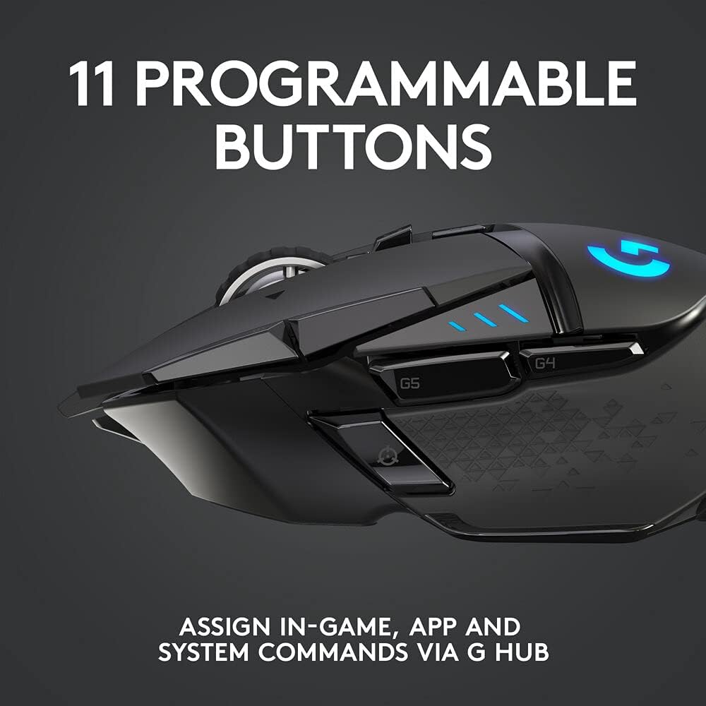 Logitech G502 Wireless Gaming Mouse — Black