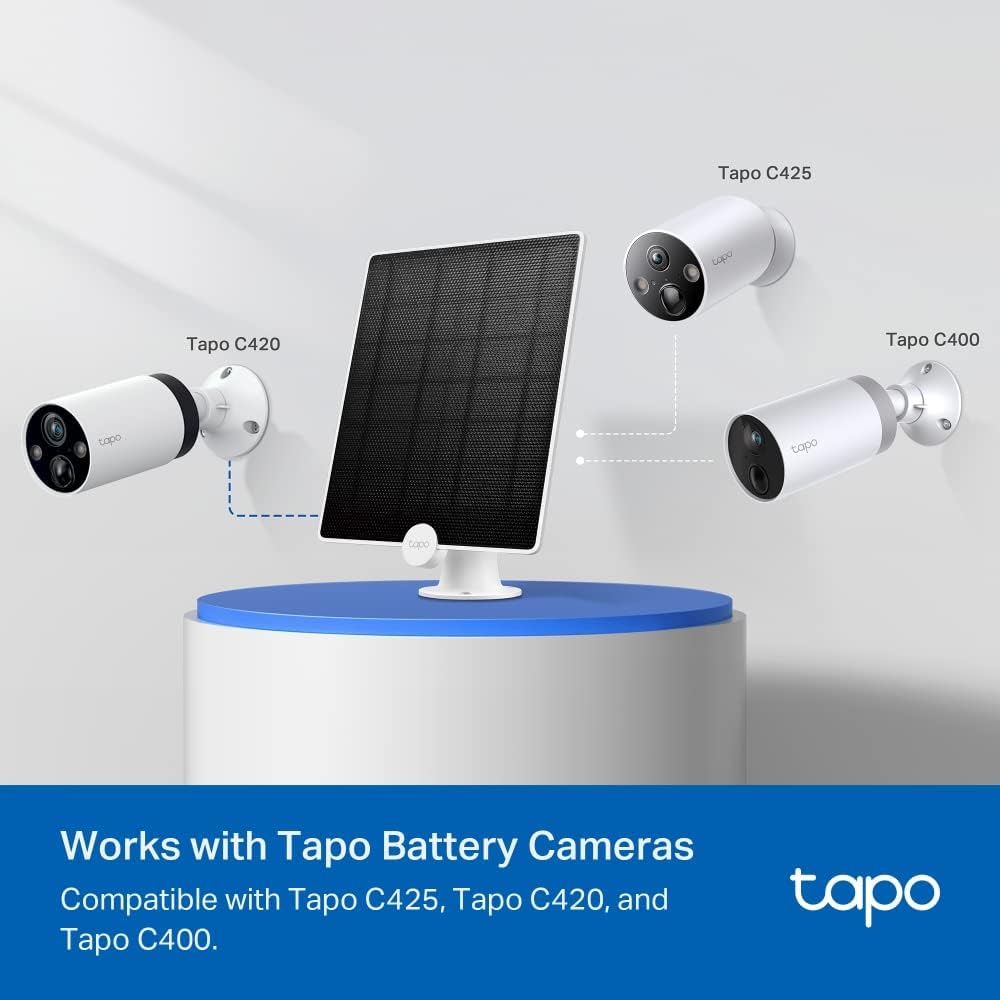 Tapo TP-Link A200Panneau Solaire Charge Camera