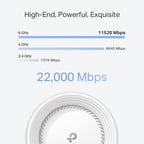 TP-Link Tri-Band WiFi 7 BE22000 Whole Home Mesh System (Deco BE85) | 12-Stream 22 Gbps | 2× 10G + 2× 2.5G Ports Wired Backhaul, 8× High-Gain Antennas | VPN, AI-Roaming, 4×4 MU-MIMO, HomeShield(2-Pack)
