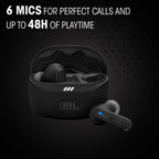 JBL Tune Beam 2 True Wireless Earbuds — Black