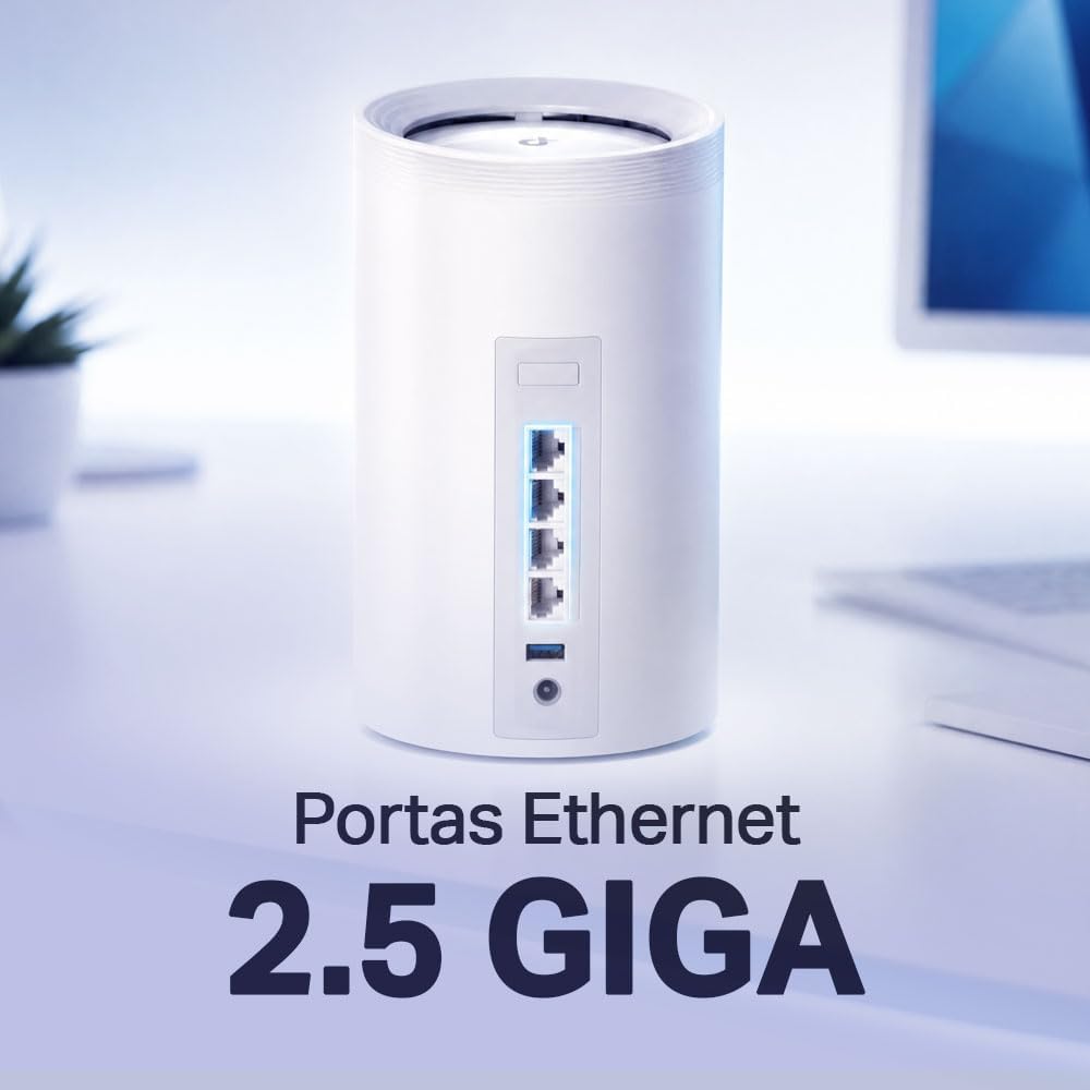 TP-Link Deco BE65(2-pack), BE9300 Mbps, 4 × 2.5 Gbps Ports, 320 MHz Channels, Works on a 6 GHz Band, Connectivity up to 200 Devices, VPN, WPA3, Tri-Band Wi-Fi 7 Mesh System