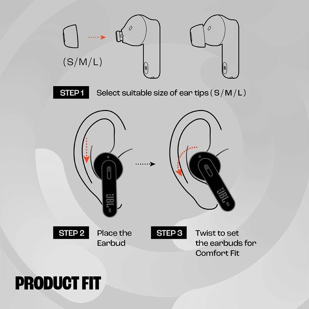 JBL Tune 230NC True Wireless Earbuds — Black