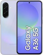 Samsung Galaxy A36 5G, Android Smartphone, 128GB Storage, 8GB RAM, Awesome Lavender, 6x OS Upgrades, Large Display, Octa-Core Processor (UAE Version)