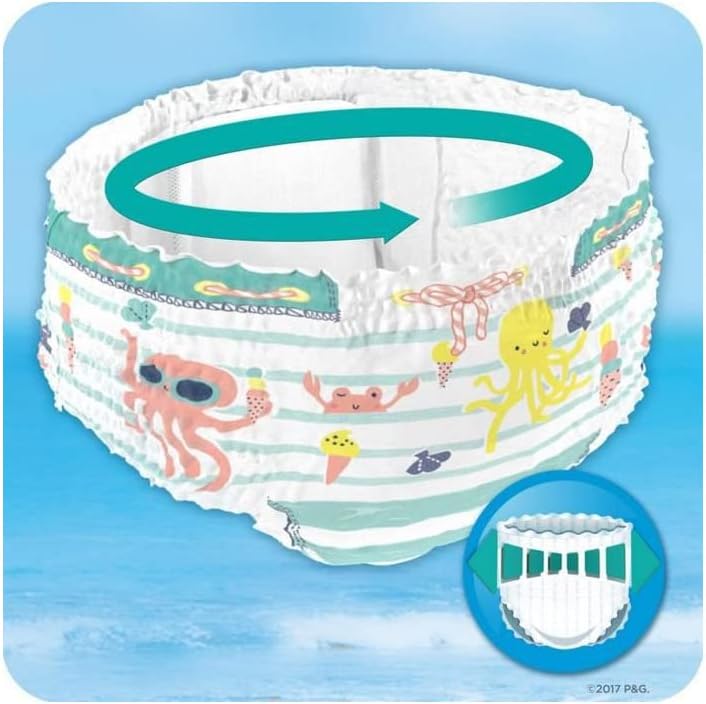 Pampers swim diapers, splash size 5-6, carry pack 1 pack