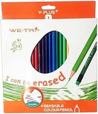 YPLUS Erasable Coloured Pencils — 24 Colours