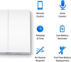 Tapo Smart Light Switch 2 Gang 1 Way