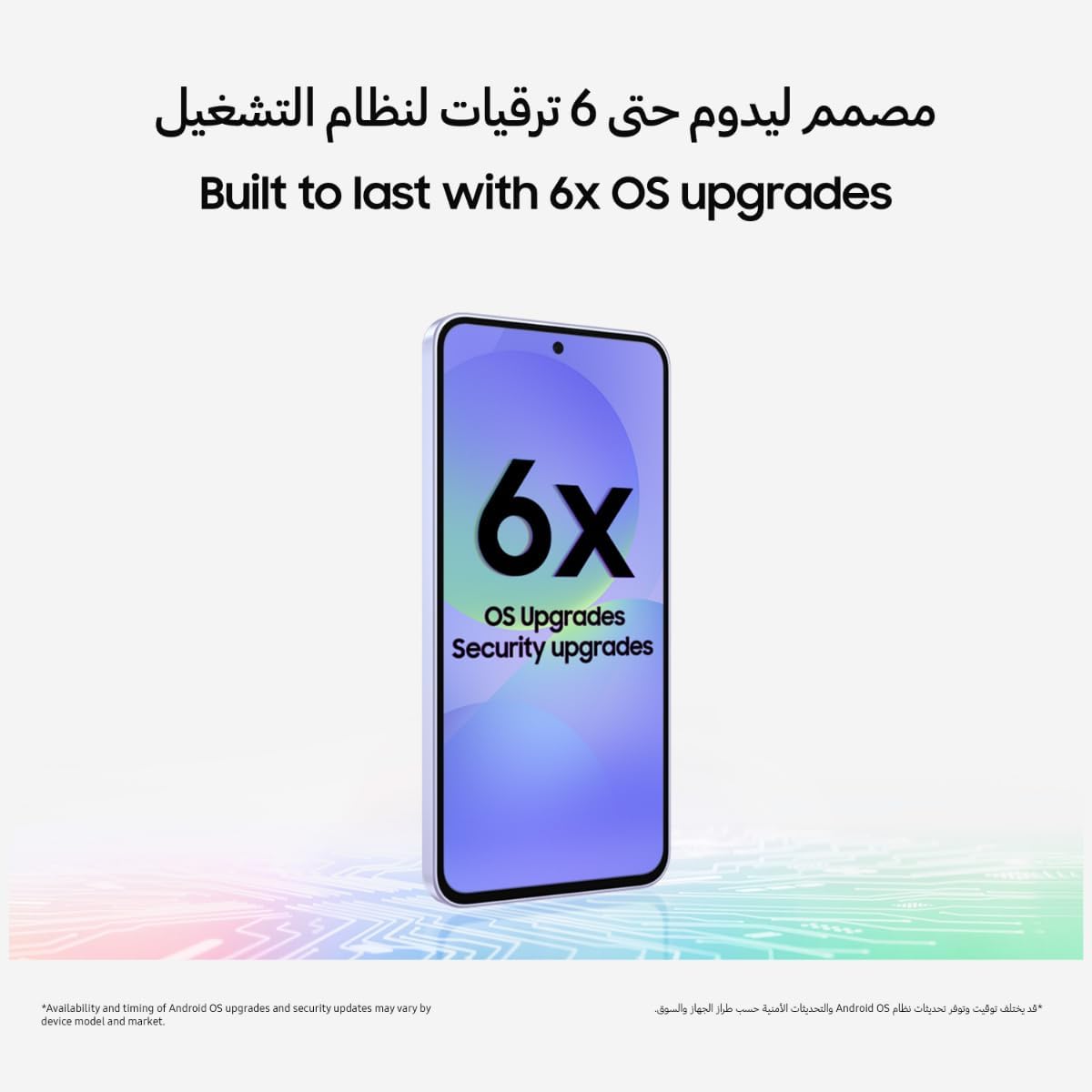 Samsung Galaxy A36 5G, Android Smartphone, 128GB Storage, 8GB RAM, Awesome Lime, 6x OS Upgrades, Large Display, Octa-Core Processor (UAE Version)
