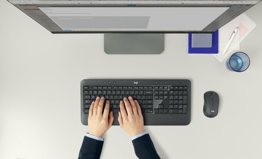 Logitech MK540 Keyboard and Mouse Combo — Black