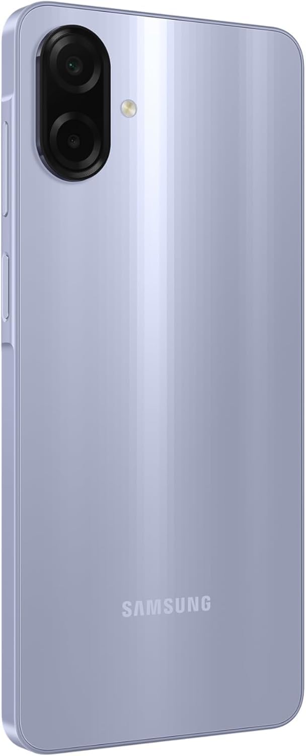 Samsung Galaxy A07 LTE (International Version) Smartphone, 128GB Storage, 4GB RAM, 6nm Processor, Large Display, 6x OS Upgrades, Light Violet