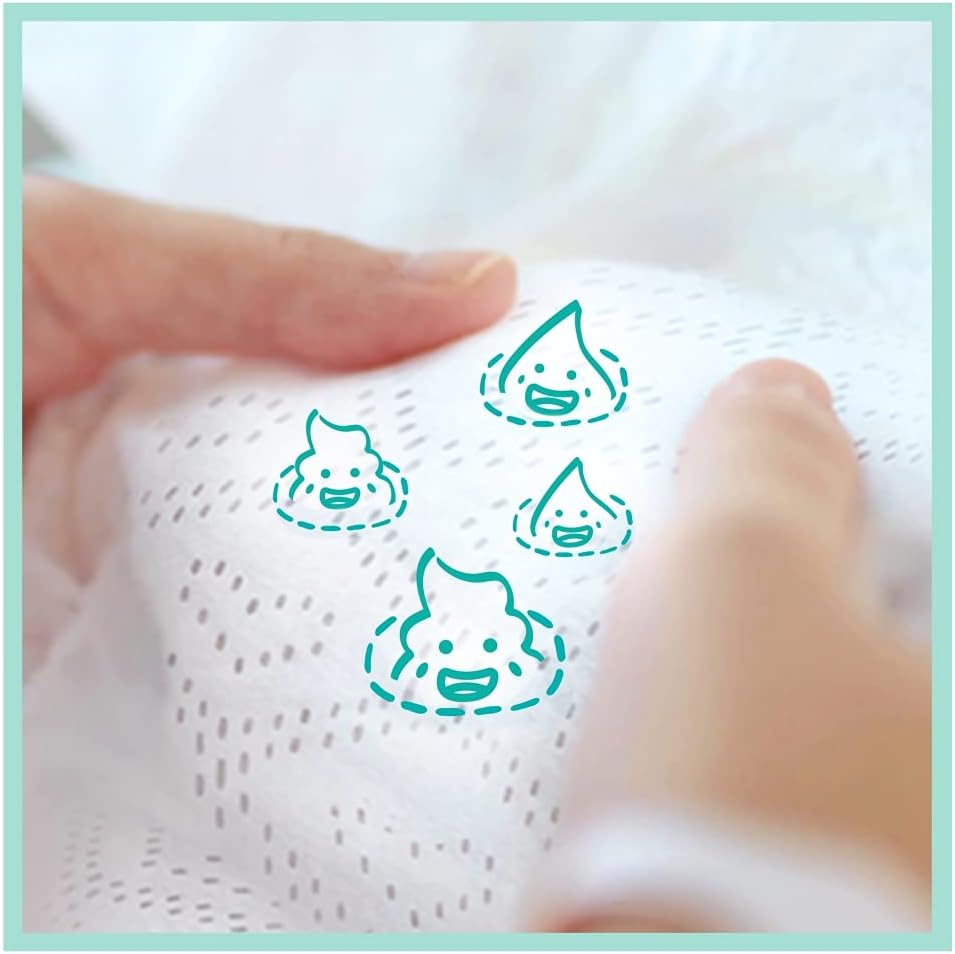 Pampers - Premium Protection Size 0, Diapers for Babies <3kg - 24 Pieces