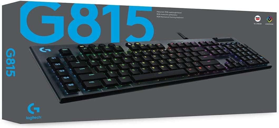 Logitech G815 Gaming Keyboard — Black