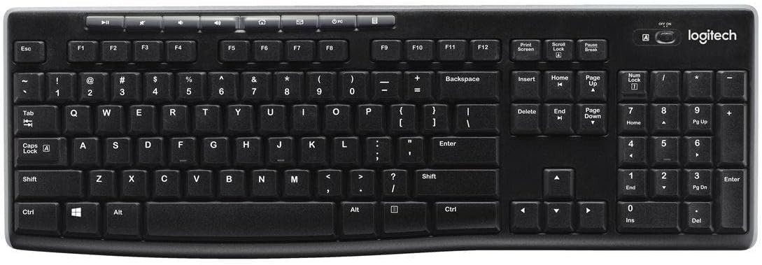 Logitech K270 Keyboard — Black