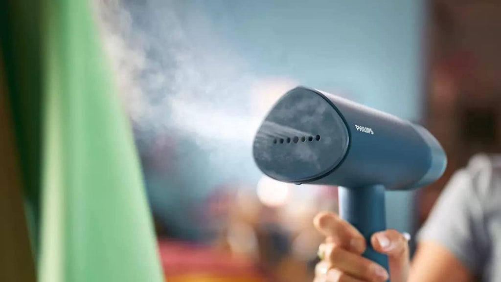 Philips Handheld Iron 1000W, 20g/min Continuous Steam, Ready in 30 Seconds — Blue