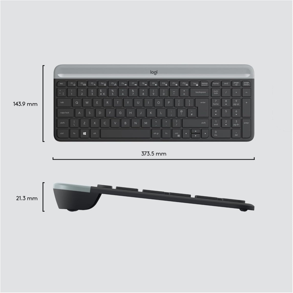 Logitech MK470 Keyboard and Mouse Combo — Black