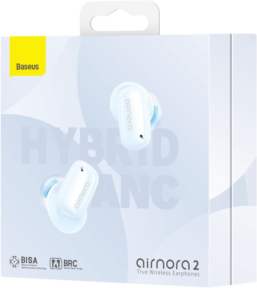 Baseus AirNora 2 Noise-Cancelling Wireless Earbuds — Blue