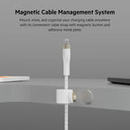 Belkin BoostCharge Pro Flex Braided USB Type A to Lightning Cable (1M/3.3FT), MFi Certified Charging Cable for iPhone 14/14 Plus, 13, 12, Pro, Max, Mini, SE, iPad and More - White (Pack of 2)