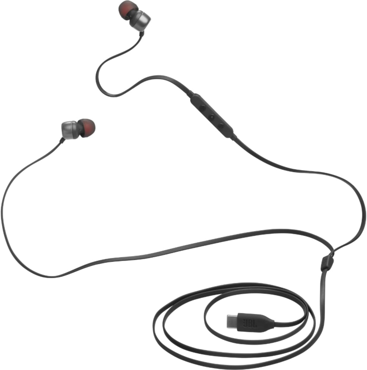 JBL Tune 310C USB-C Wired In-Ear Headphones — Black