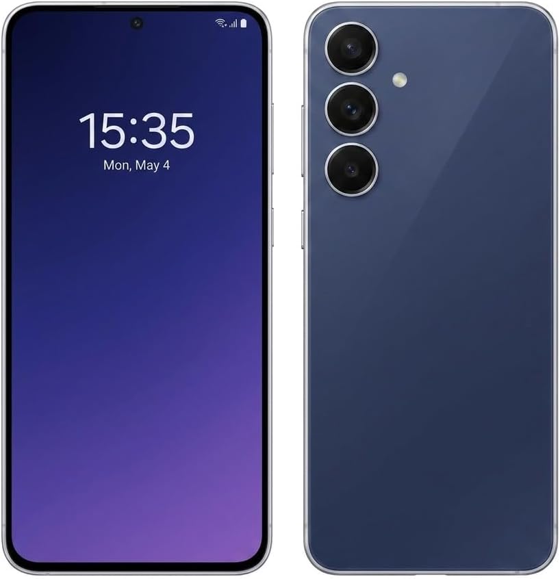 Samsung Galaxy S25 FE(2025), 256GB AI Smartphone, Large Display, 4900mAh Battery, High Res-Camera, AI Photo Edits,Navy (International Version)