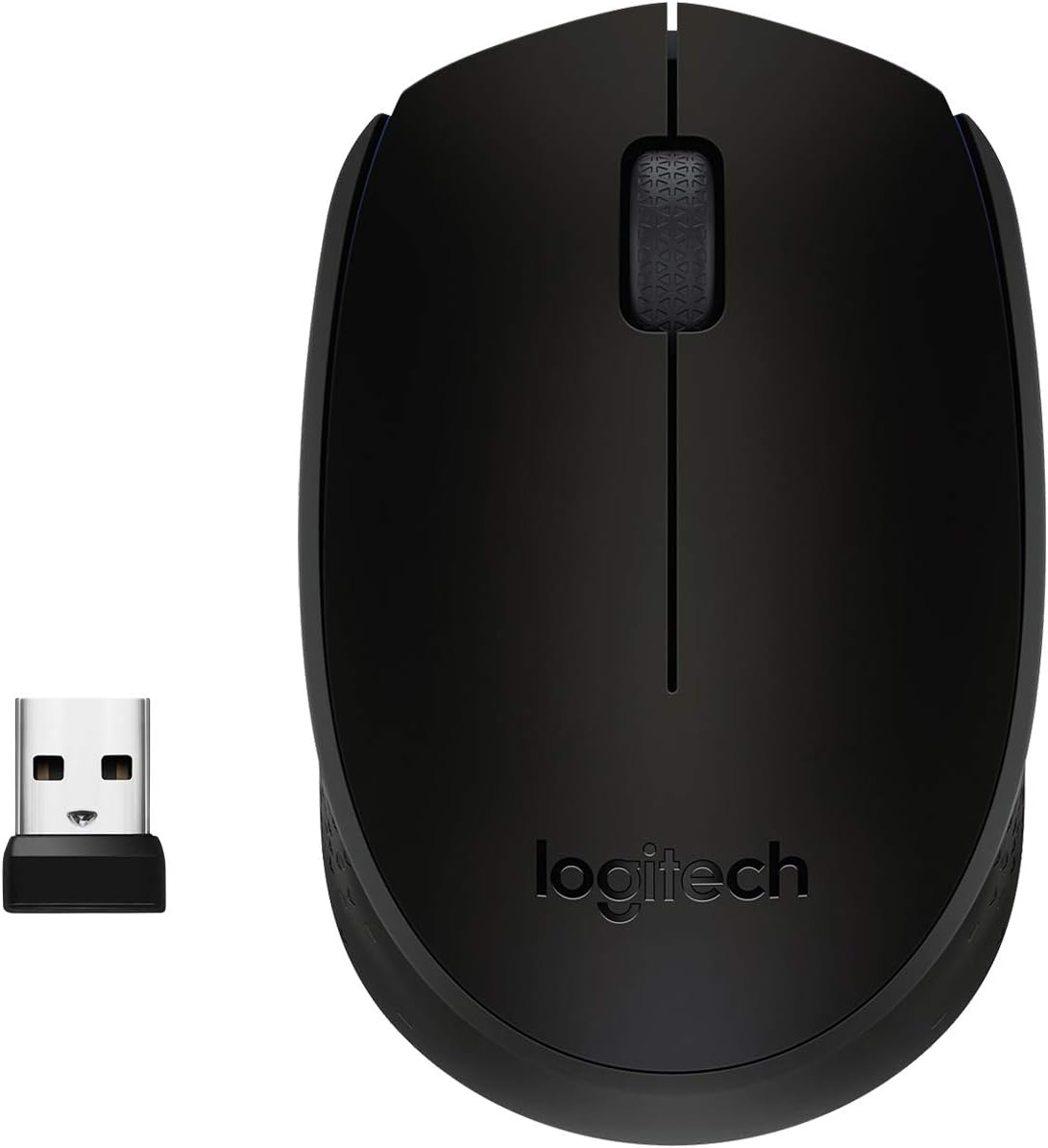Logitech H111 Headset and M171 Mouse Bundle — Black
