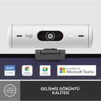 Logitech BRIO 500 Webcam — Off White