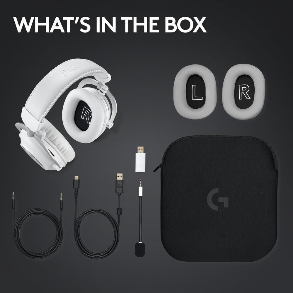 Logitech G PRO X 2 LIGHTSPEED Gaming Headset — White