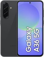 Samsung Galaxy A36 5G, Android Smartphone, 128GB Storage, 8GB RAM, Awesome Black, 6x OS Upgrades, Large Display, Octa-Core Processor (UAE Version)