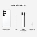 Samsung Galaxy S26 Ultra, Unlocked Android Smartphone, 512GB, Privacy Display, Galaxy AI, AI Camera, Super Fast Charging 3.0, Durable Battery, 2026, International Version, White