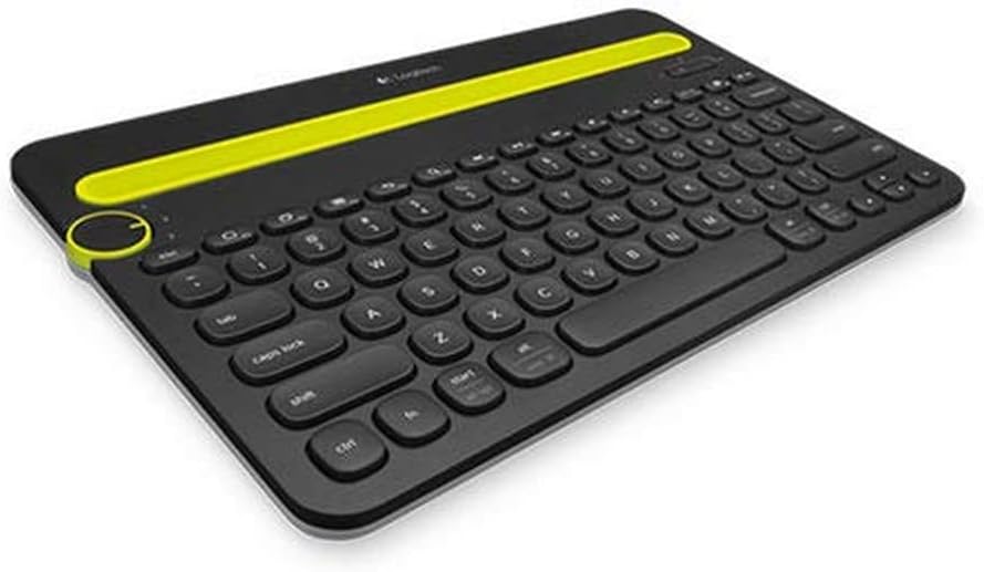 Logitech K480 Keyboard — Black / Green