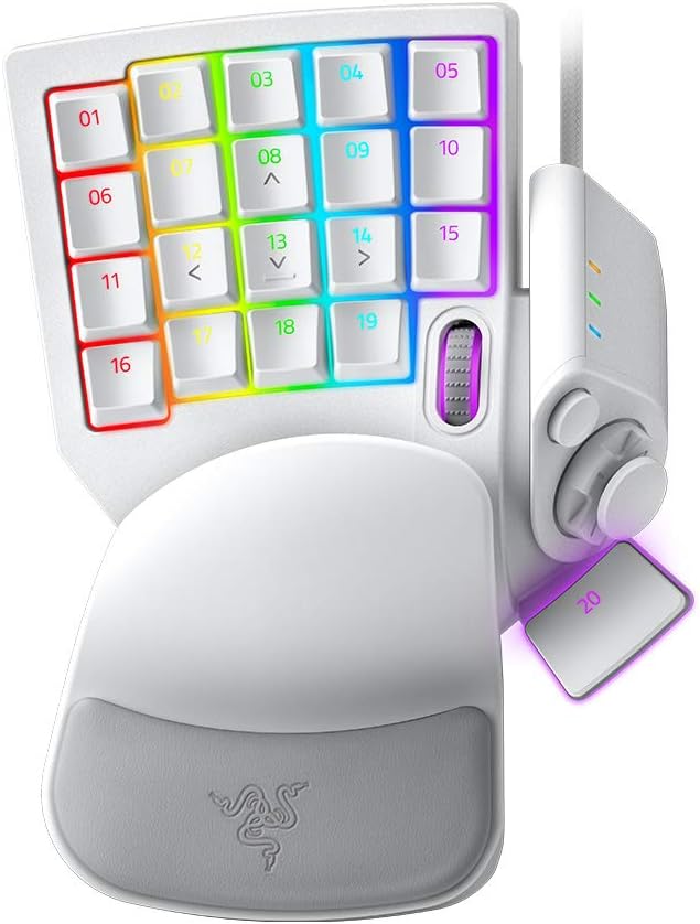 Razer Tartarus Pro Gaming Keypad, 32 Programmable Keys, Chroma Rgb Lighting - Mercury — main product image