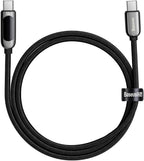 Baseus CATSK-B01 USB cable 1 m USB 2.0 USB C Black — 100 Centimeters — Black