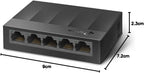 Tp-Link Litewave 5 Port Gigabit Ethernet Switch | Desktop Ethernet Splitter | Plastic Case | Unshielded Network Switch | Plug & Play | Fanless Quiet | Unmanaged (Ls1005G)