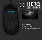 Logitech G403 HERO Gaming Mouse — Black