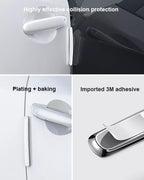 Baseus Bumper Strips, 4Pcs Anti-Collision Protector Strips Adhesive Door Stopper Wall For Car Doors,Bumper(2Long&Short/Pack) White — White