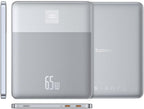 Baseus Blade 2 Laptop Power Bank 12000mAh 65W — Silver