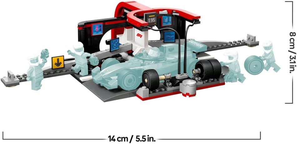 LEGO City F1 Pit Stop & Pit Crew with Ferrari Car 60443