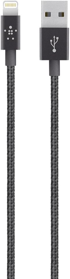 Belkin SYNC/CHARGE CABLE,2.4A,LTG,1.2m,Black
