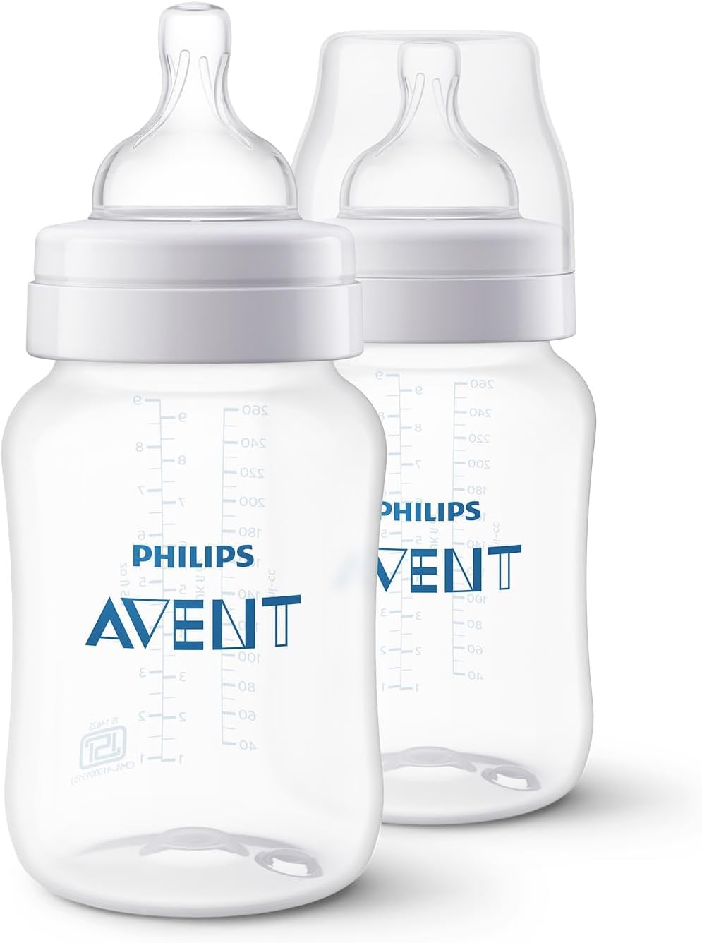 Philips AVENT Philips Anti Colic Bottle 260ml (Twin Pack) — Transparent
