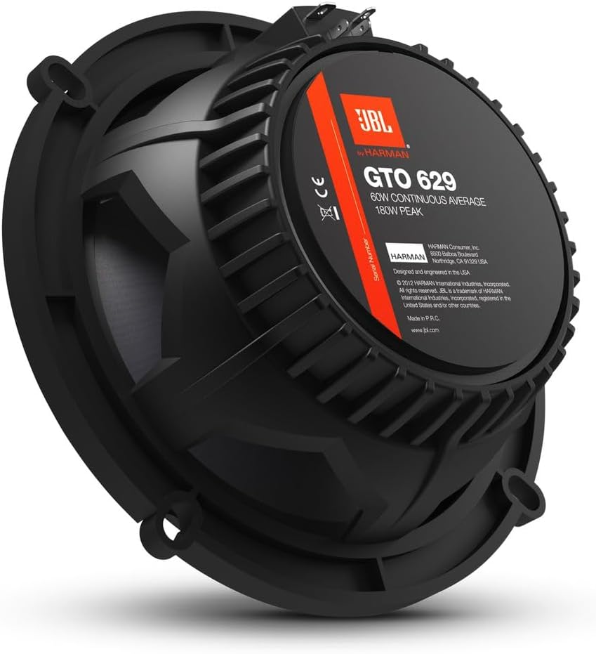 JBL GTO609C 6.5-Inch Component Car Speaker System — Black