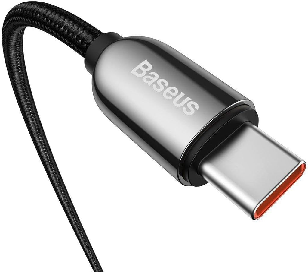 Baseus CATSK-B01 USB cable 1 m USB 2.0 USB C Black — 100 Centimeters — Black
