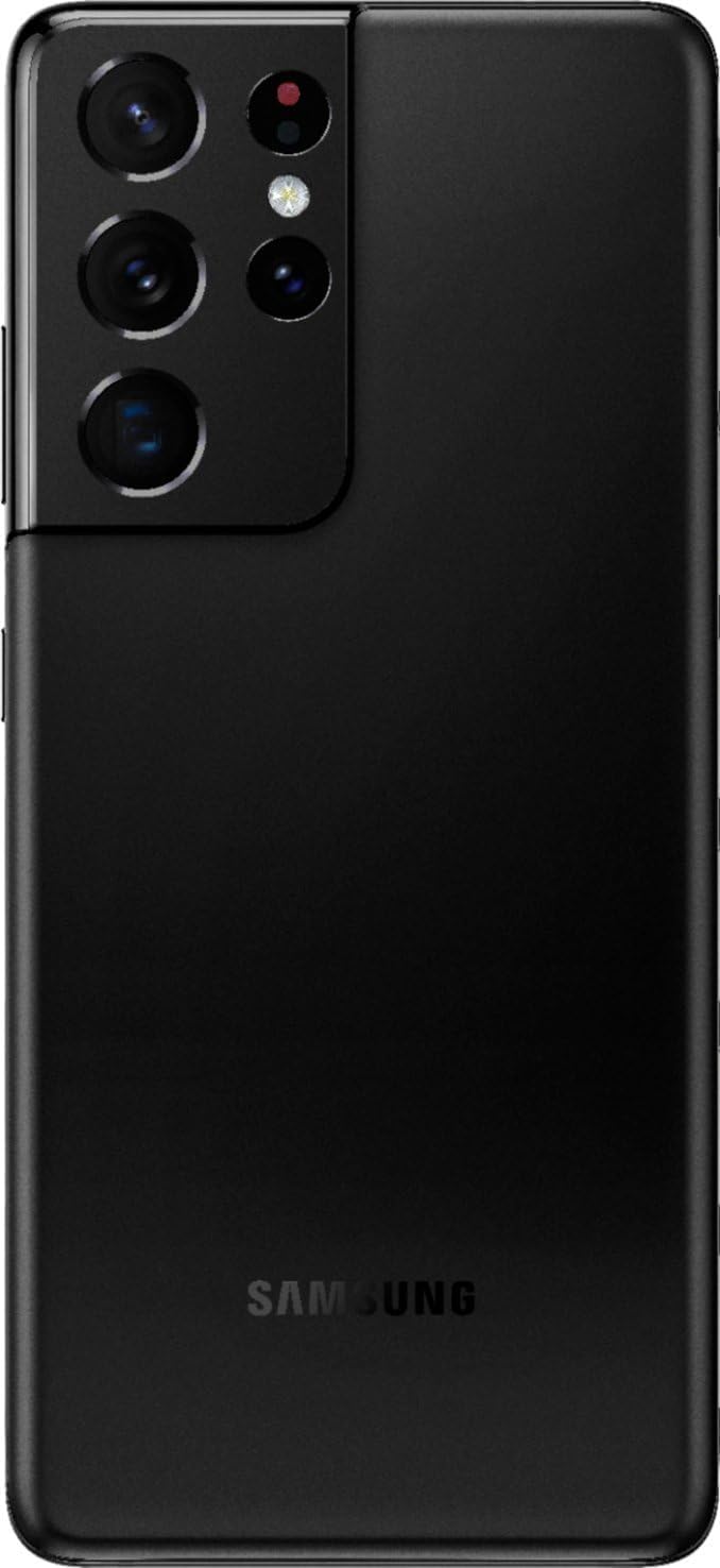 SAMSUNG (Refurbished) Galaxy S21 Ultra 5G (SM-G998U1 256GB 12GB RAM, Phantom Black)