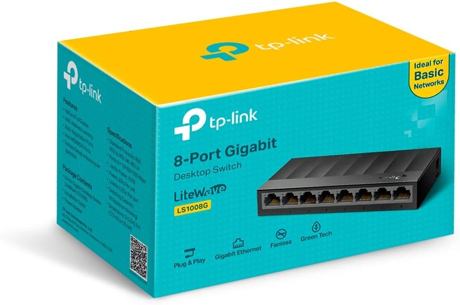 TPLink 8Port 101001000Mbps Desktop Network Switch