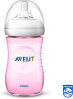 Philips - Avent Natural Baby Bottle, Pack Of 1 — pink, Translucent