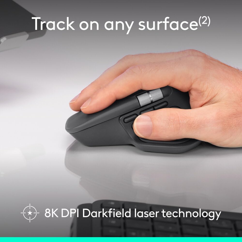 Logitech MX Keys S and MX Master 4 Combo — Graphite