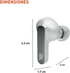 JBL Live Pro 2 True Wireless Earbuds — Silver