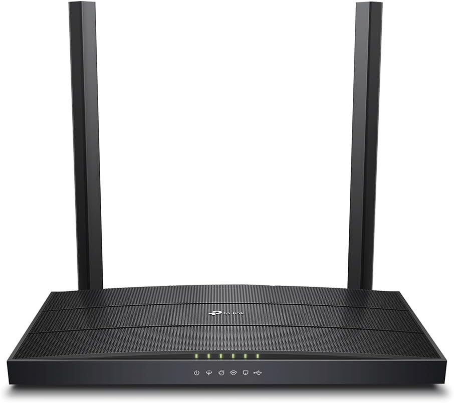 TP-Link Archer VR400-AC1200 Wireless Gigabit VDSL/ADSL Modem Router, Black